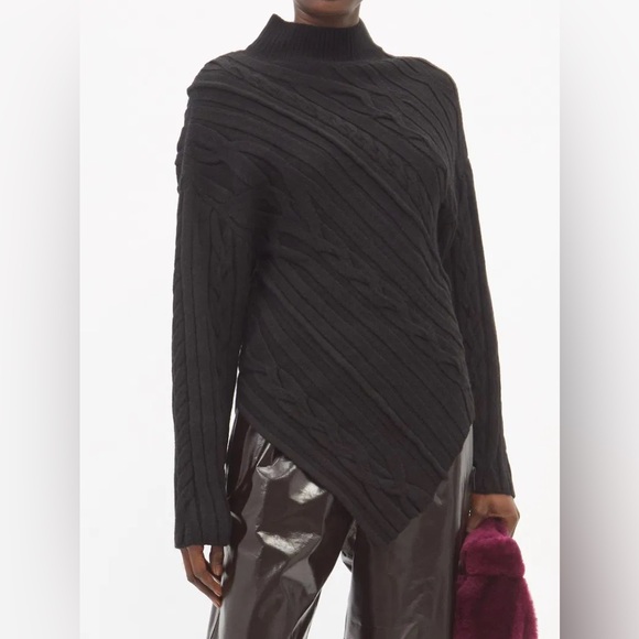 PROENZA SCHOULER  Bias Cable Sweater in Black M
$1,090 NWT - Picture 5 of 12